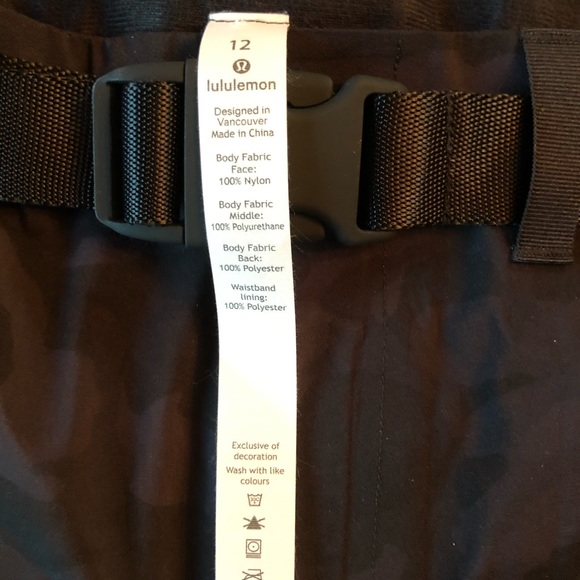 Lululemon Break a Trail Pants-Incognito Camo Sz 12 - Picture 10 of 12